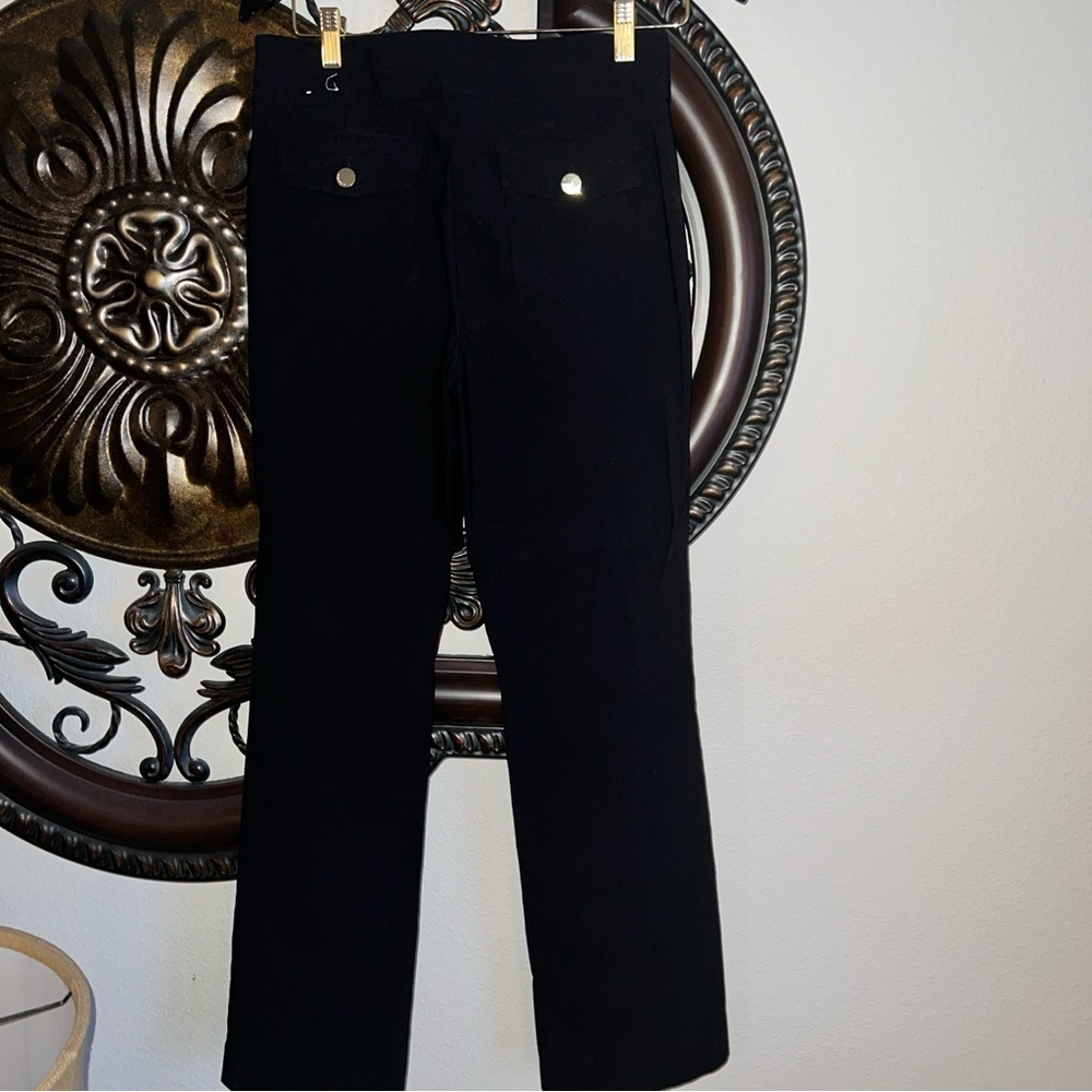 ANNE KLEIN Women’s Black Viscose Blend 4 Pocket Pants Size 6 NWOT